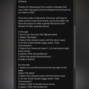 Mobile App Instructions Screenshot